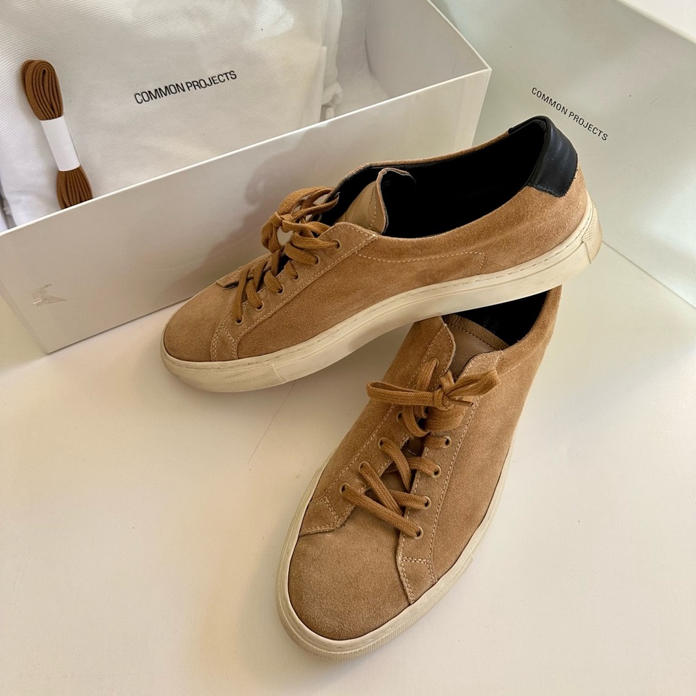 SOLD Common Projects Retro Low Suede Tan Size 41 Mens
